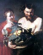 Peter Paul Rubens, Faun and a young woman